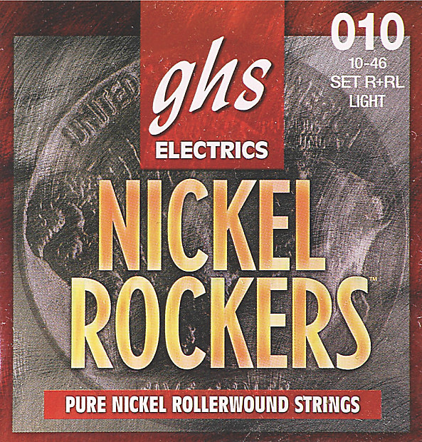GHS R+RL Nickel Rockers Electric Guitar Strings - Light (10-46) image 1
