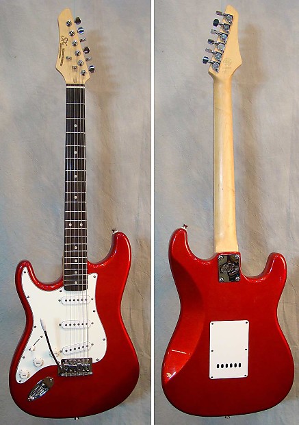 SX Lefty Strat Candy Apple Red image 1