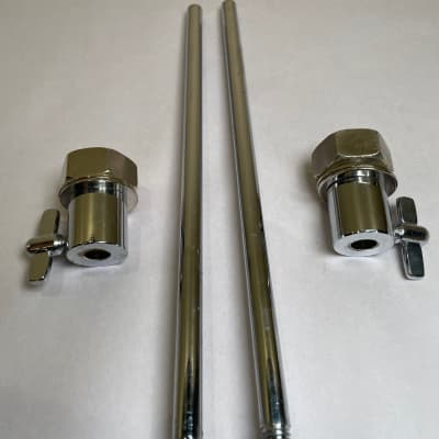 Telescoping Bass Drum Spurs / Legs with Mounting Brackets image 5