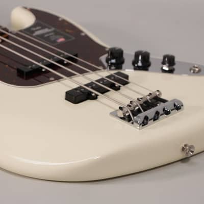 2022 Fender American Professional II Jazz Bass Olympic White w/OHSC image 5