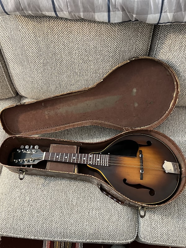 Gibson A40 mandolin 1950s Sunburst Reverb