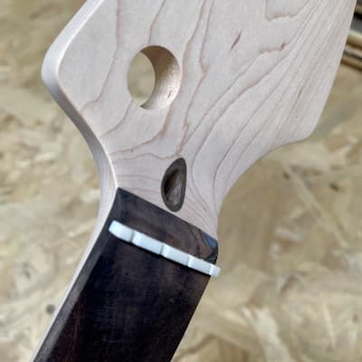 Luthier Made Precision Bass neck image 1
