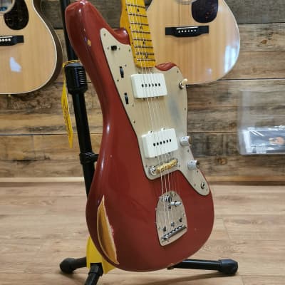 Fender Custom Shop Limited Edition Custom Jazzmaster Relic - Maple Fingerboard, Cimarron Red image 3
