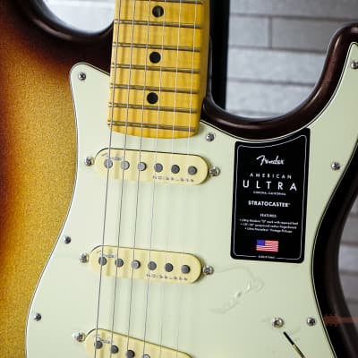 Fender American Ultra Stratocaster with Maple Fretboard - Mocha Burst image 6