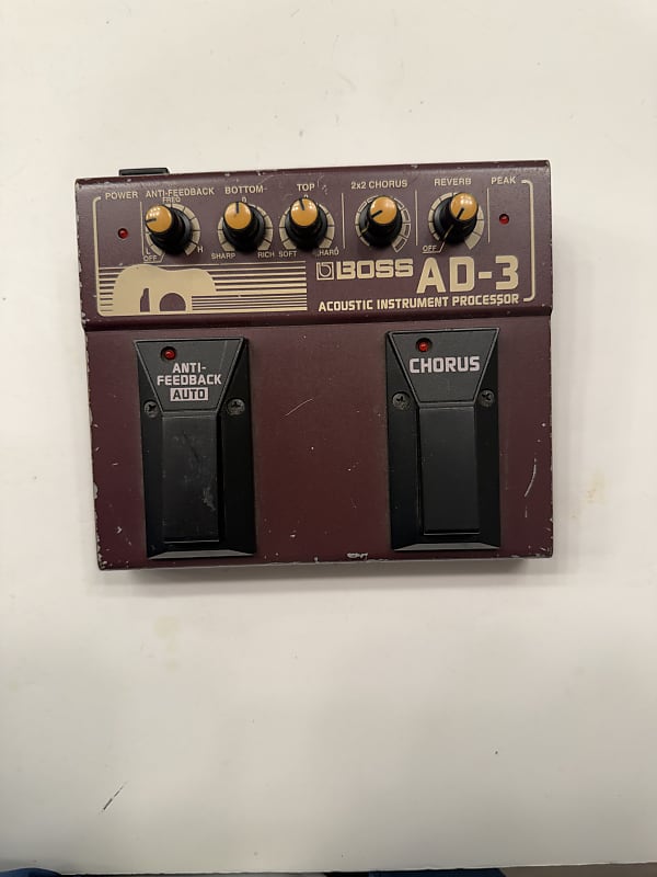 Boss AD-3 Acoustic Instrument Processor | Reverb