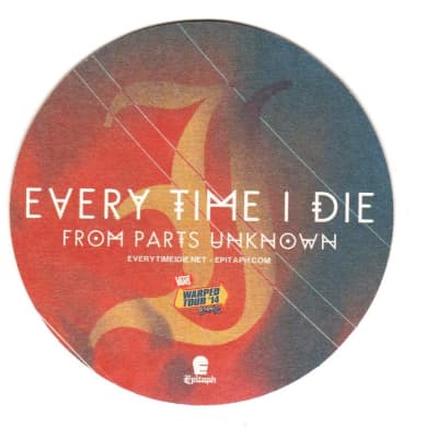 Every Time I Die - From Parts Unknown Ltd Ed New RARE Drink Coasters Set! image 2