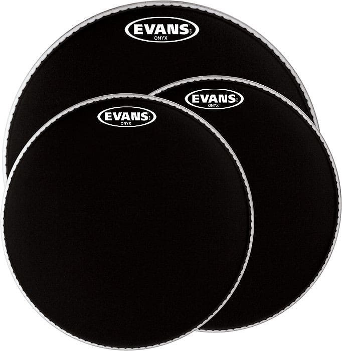 Evans 15" Onyx 2-Ply Drumhead image 1