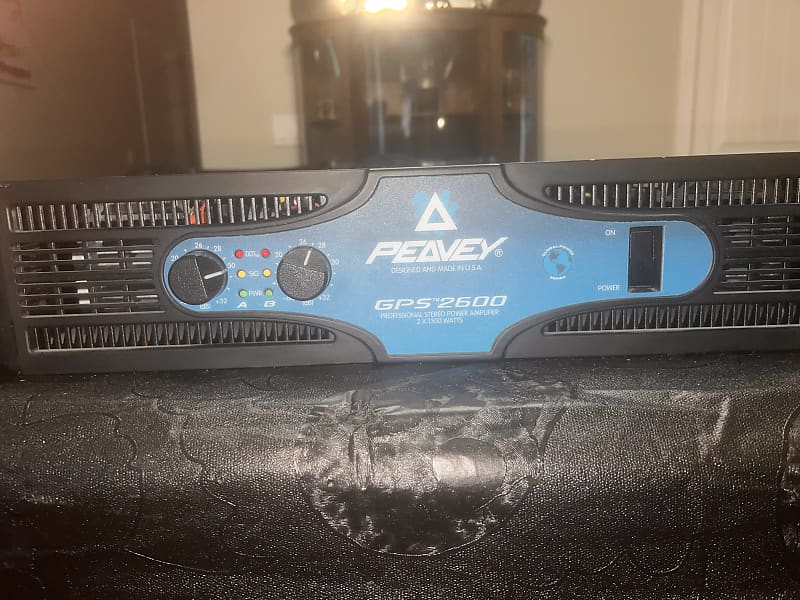 Peavey GPS Professional 2600 2000s Black Reverb