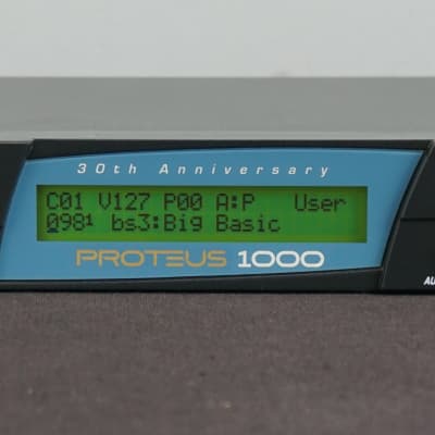E-MU Proteus 1000 30th Anniversary 1U Rack MIDI Synthesiser Sound Module