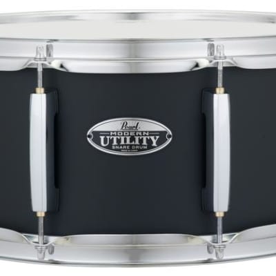 Pearl Modern Utility Snare Drum - 6.5 x 14-inch - Satin Black image 1