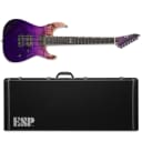 ESP E-II M-II 7 NT Purple Natural Fade 7-String Electric Guitar + Case M II MII M2