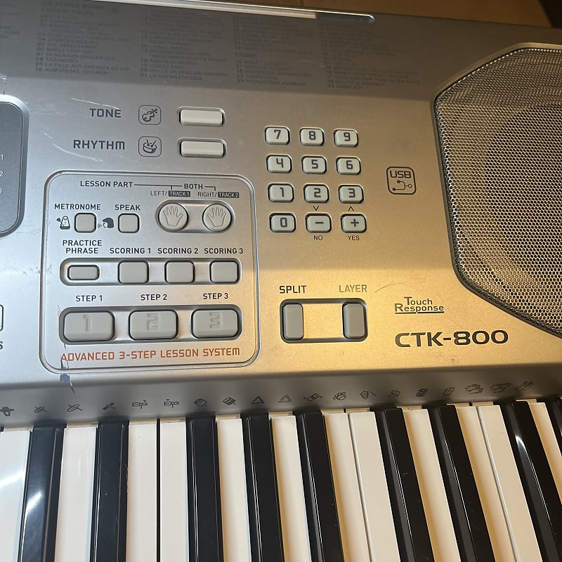 CASIO CTK-800 61 KEY SYNTHESIZER RARE ELECTRONIC KEYBOARD + CASIO CTK-800 61 KEY SYNTHESIZER RARE ELECTRONIC KEYBOARD +