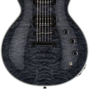 ESP LTD EC-1000 Piezo Electric Guitar - See Thru Black image 3