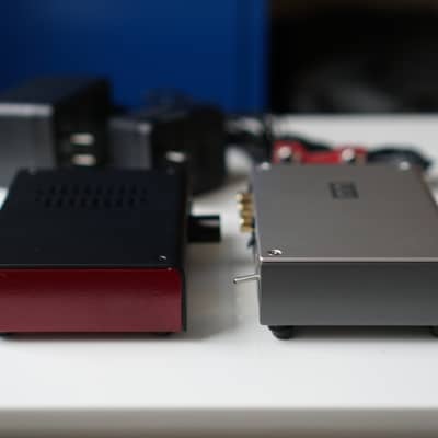 Schiit "Stack" with Modi Multibit DAC + Magni Heresy Headphone Amp + Interconnect (Black/Red/Silver) image 10