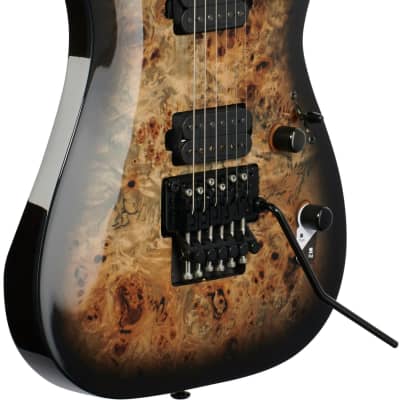 ESP LTD H-1001FR Electric Guitar, Black Natural Fade image 3