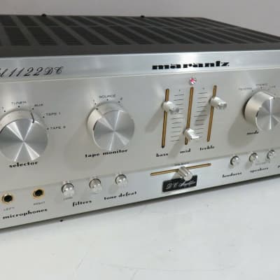 MARANTZ 1122DC INTEGRATED STEREO AMPLIFIER SERVICED FULLY RECAPPED image 2
