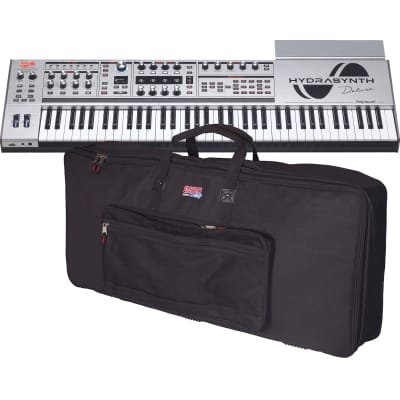 ASM Hydrasynth Deluxe Silver Edition Polyphonic Synthesizer CARRY BAG KIT
