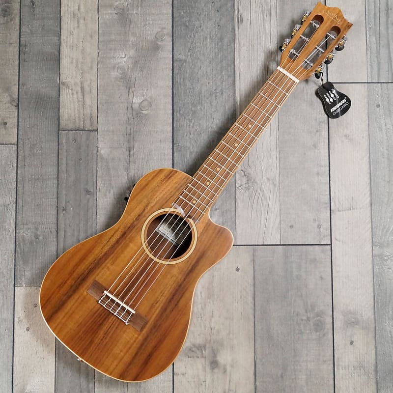 Lanikai ACST-CEG Solid Acacia Top 'Guitelele', Incl Gig Bag | Reverb