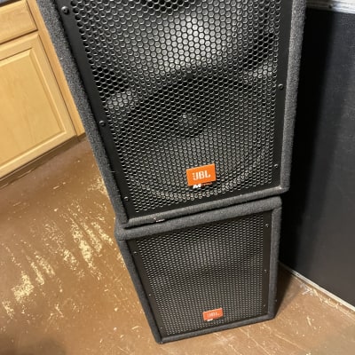 JBL M PRO MP 212 SPEAKERS. PAIR BLACK | Reverb