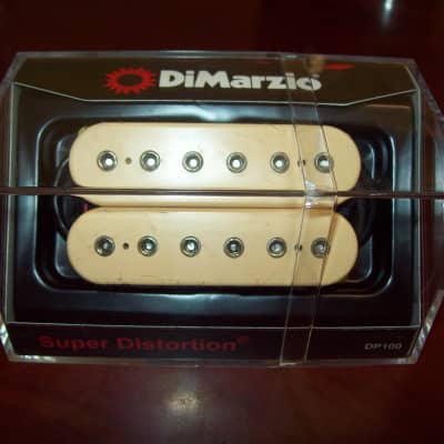 DiMarzio DP100 Super Distortion Humbucker - CREME, CREAM image 1