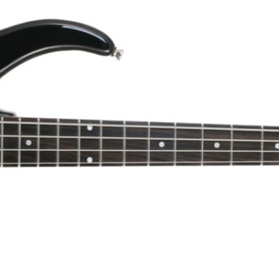 Peavey Milestone 4-String Bass Guitar, Black image 2