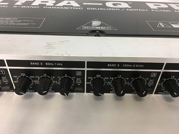 Behringer PEQ2200 Ultra-q Pro5 Band Parametric Equalizer for