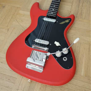 Klira Ohio guitar ~1965 Red Tolex - made in Germany image 3