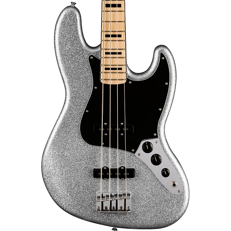 Fender Limited Edition Mikey Way Jazz Bass Silver Sparkle