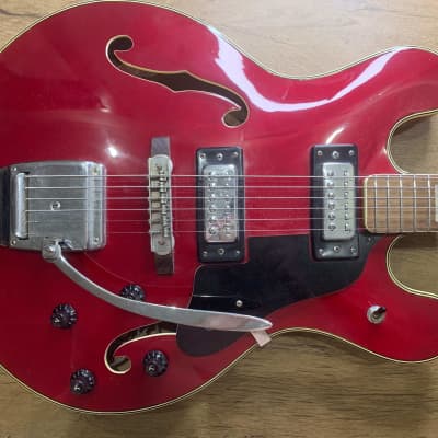 Greco EG-200 1962 - Candy apple red vintage Japanese ES-335 | Reverb