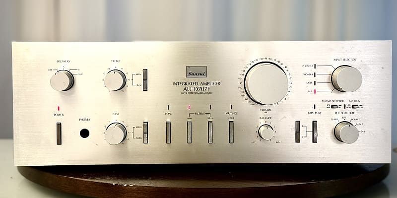 🔥🎶✨ Sansui AU-D707F Vintage Integrated Amplifier (100V