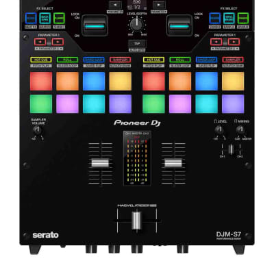 Open Box: Pioneer DJ DJM-S7 Scratch-Style 2-Channel Performance DJ Mixer - Black image 2