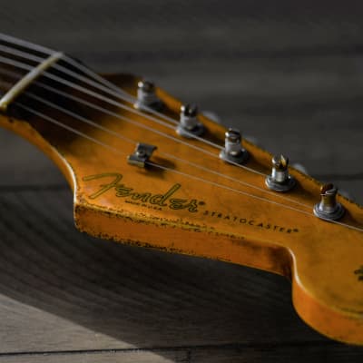 American Fender Stratocaster Custom Relic Purple Sparkle CS Fat 50's image 14