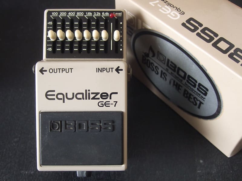 BOSS GE-7 MADE IN JAPAN 1987年製 1987 MIJ Made in Japan Boss GE-7 w/Box & Manual Equalizer | Reverb