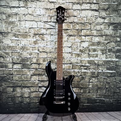 B.C. Rich Eagle 1 Electric Guitar - Black (Used) image 2