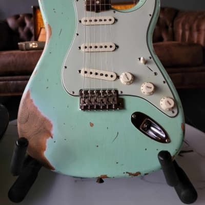 Fender Stratocaster 1962 Custom Shop '62 - Heavy Relic Surf Green image 9