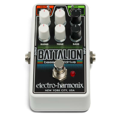 Electro-Harmonix EHX Nano Battalion Bass Preamp / Overdrive Effects Pedal image 2