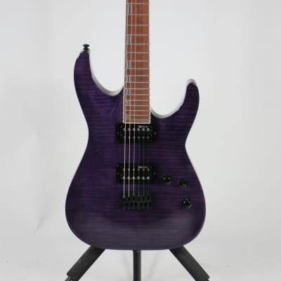 Used LTD H-200 FM Electric Guitars Purple for sale