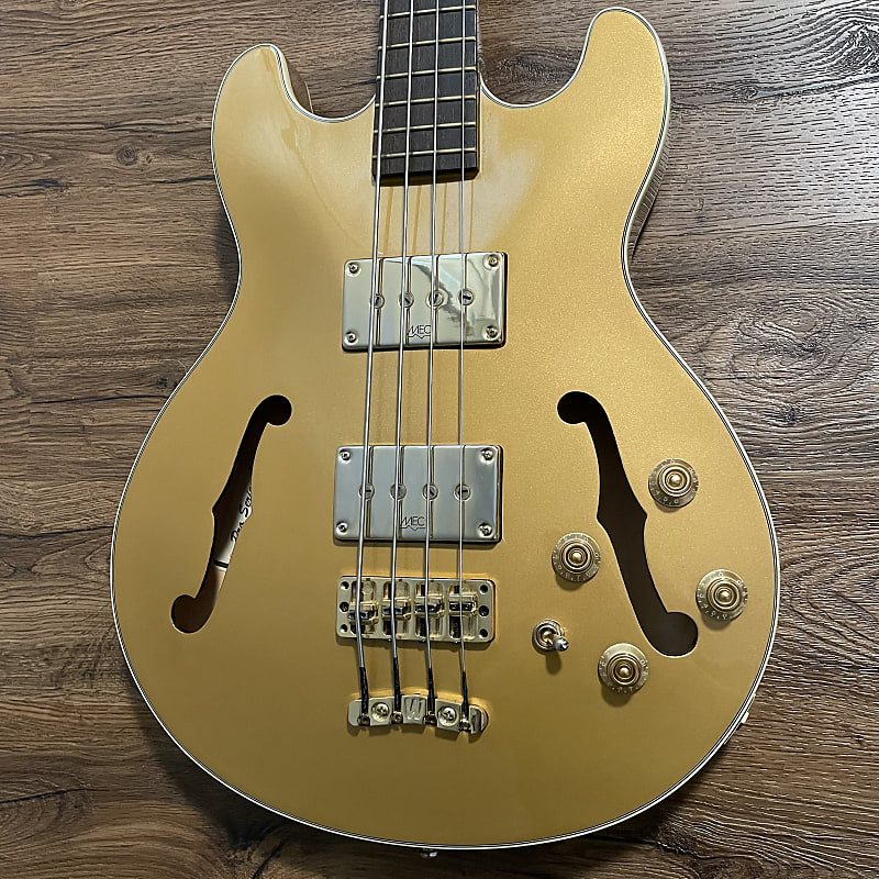 Warwick Pro Series Star Bass, Metallic Gold, 2012, with Gig Bag image 1