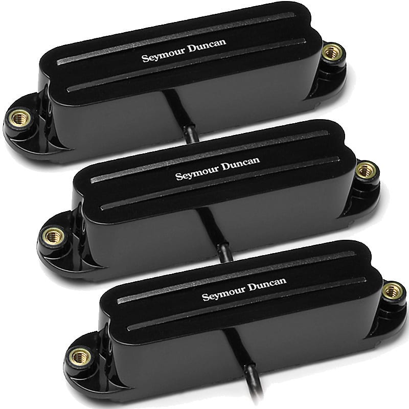 Seymour Duncan SHR-1 Hot Rails for Strat pickup set - black