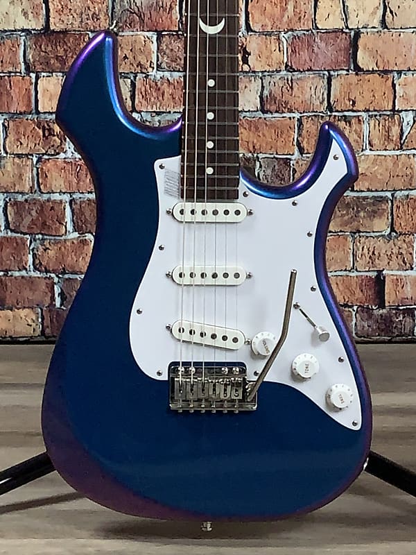 Moon Guitars Custom Blood Moon 2020 - Blue Nebula (color shifting) image 1