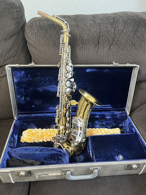 Evette Schaeffer Alto Saxophone 1950 1960 Brass