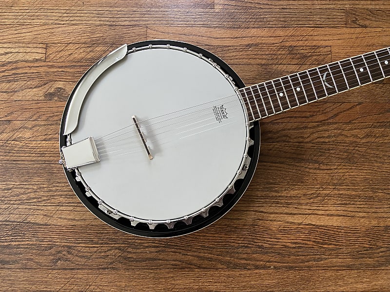 Dean backwoods 6 string banjo tobacco burst reverb