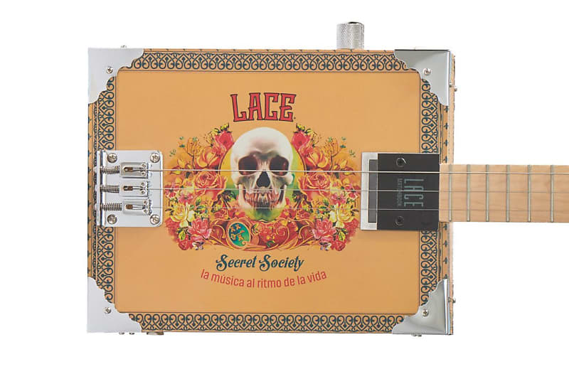 LACE Electric Cigar Box Guitar Secret Society (3 String) - Right Hand image 1
