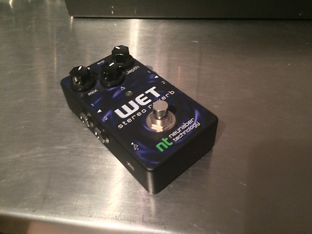 Neunaber Stereo WET Reverb Guitar Pedal Demo - YouTube