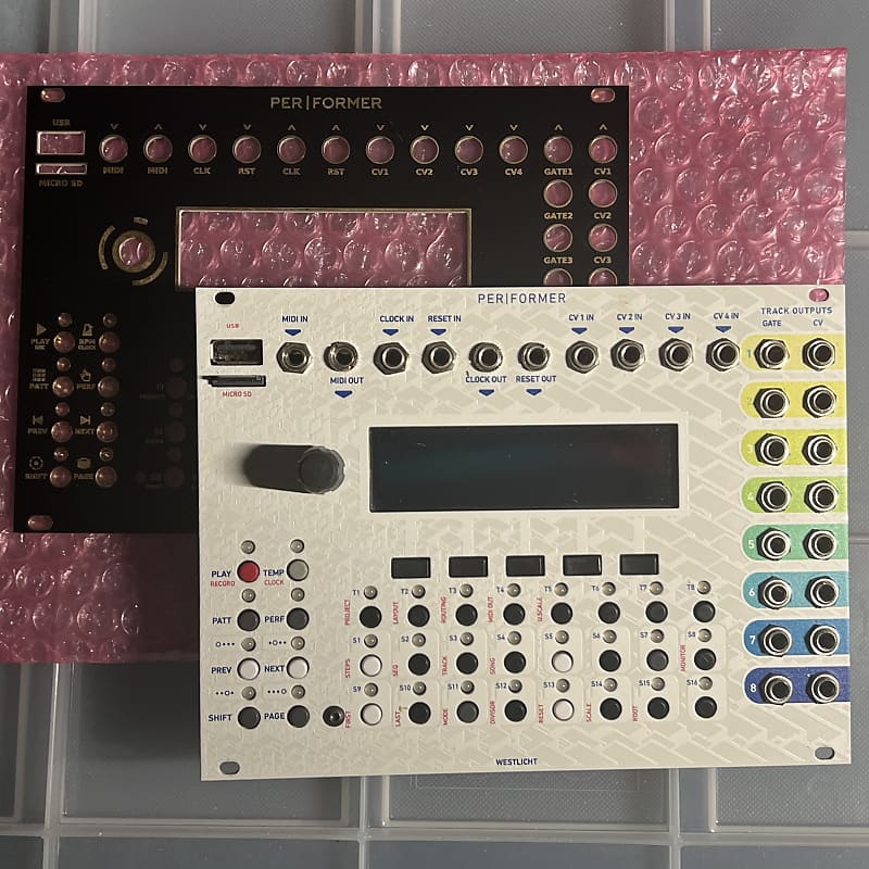 Westlicht Performer Eurorack Sequencer Black & White Panels Reverb