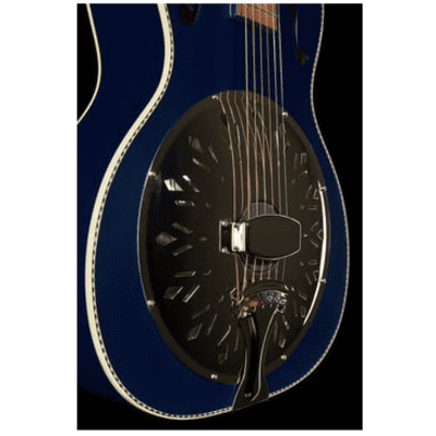 Immagine Recording King RPH-R2-MBL | Series 7 Single 0 Resonator, Matte Blue. New with Full Warranty! - 13