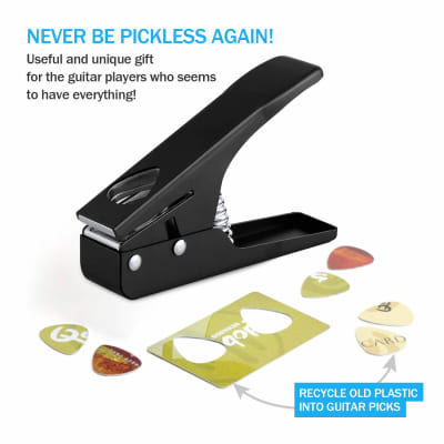 HQMaster Guitar Pick Punch Pick Maker 2 Pick Strips Sheet Puncher Tool Kit Free 2 Day Shipping image 6