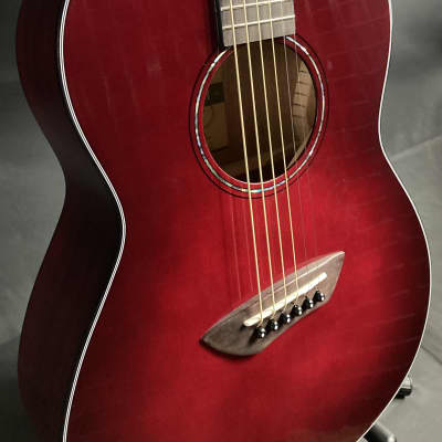 Yamaha CSF1MCRB Parlor Acoustic-Electric Guitar Crimson Red Burst w/ Gig Bag image 6