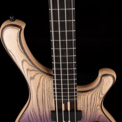 Mayones Viking 4 String Bass Guitar Dirty Ash Purple Horizon image 3