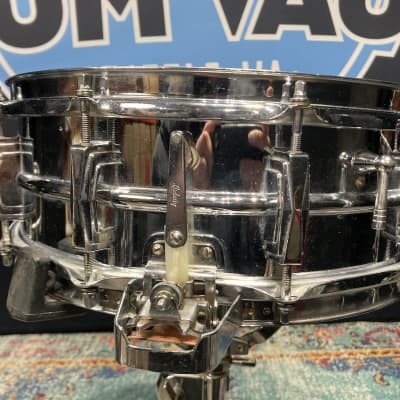 Ludwig 14"x5" 410 Super Sensitive Snare Drum. Early 1960s Pre-Serial Number - Chrome Over Aluminum. image 16